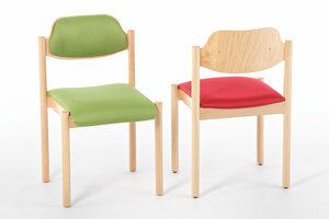 Unsere stabile gepolsterten Holzstühle Dresden SP RP